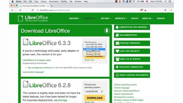 Installing LibreOffice on Mac смотреть онлайн