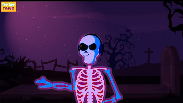 Funny Faces Skeleton Finger Family | Funny Dance and More Nursery Rhymes by Teehee Town смотреть онлайн