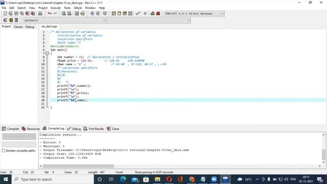 Chapter-3(ASCII Codes in Details) in Hindi || C tutorial in Hindi смотреть онлайн