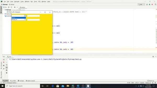 Update Database using Tkinter | Python GUI with Tkinter | Ep 14