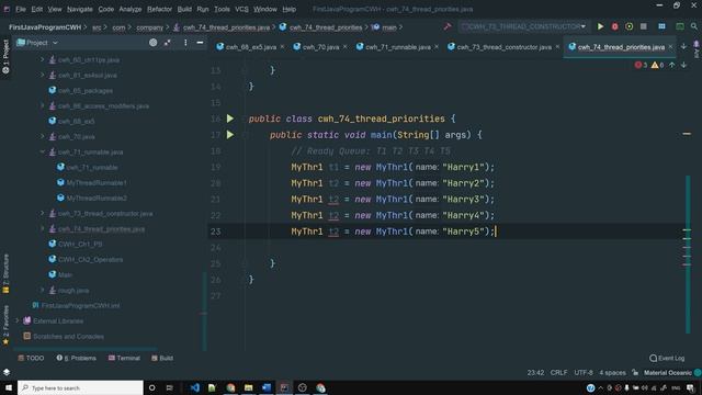 Java Thread Priorities смотреть онлайн