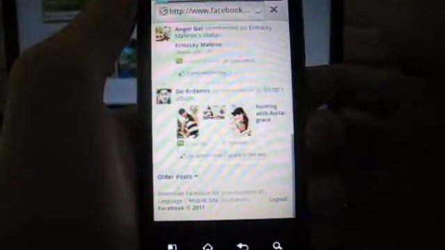 Browser LG Optimus 2X смотреть онлайн