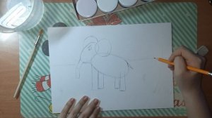 1 Класс. Тема "Всё имеет своё строение". Урок ИЗО.