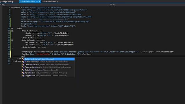 Executing JavaScript from the .NET Side Using CefSharp смотреть онлайн