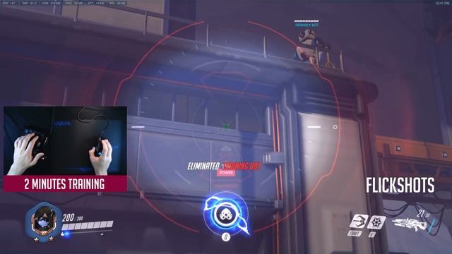 Overwatch Widowmaker Aim Tutorial Guide | How To Play Widow Drills For Improvement OwDojo смотреть онлайн