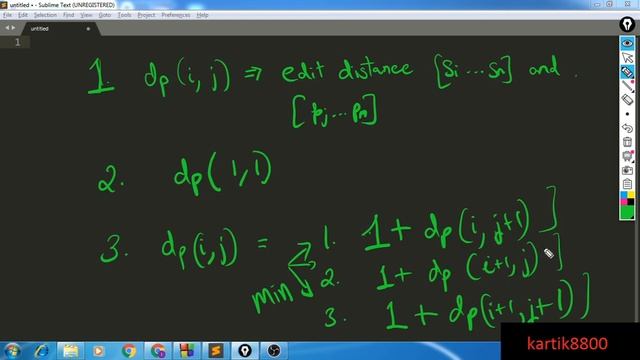 Dynamic Programming : Edit Distance смотреть онлайн