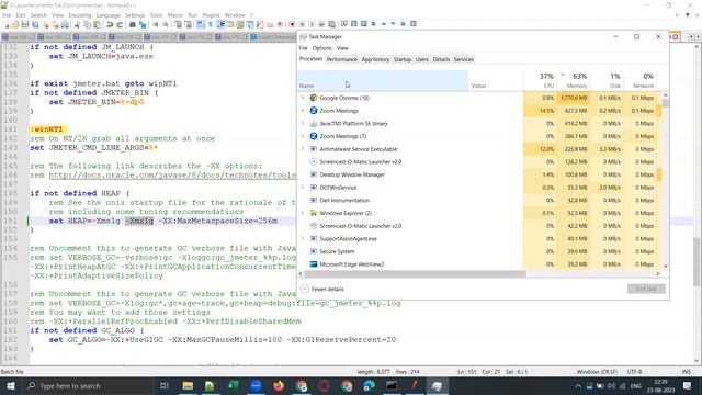 PerformanceTesting-JMeter-OOM Issue with JMeter-How to increase JMeter Heap size, validate heap siz смотреть онлайн
