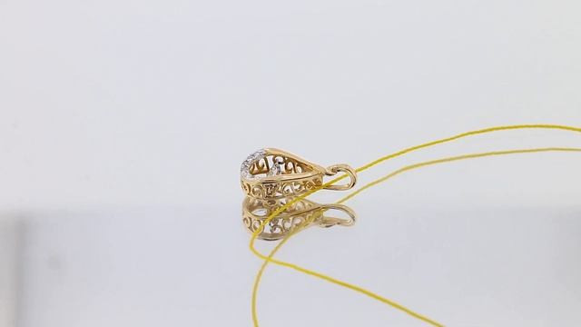 Золотая подвеска арт.PRI8701D смотреть онлайн