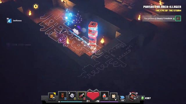 Minecraft Dungeons Obsidian Pinnacle Played on PC with GamePass Ultimate смотреть онлайн