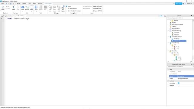 Roblox Studio | Как сделать Спавнер Машин смотреть онлайн