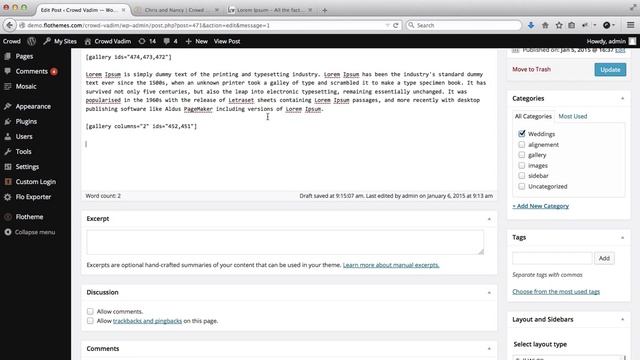 Flothemes :: WordPress Gallery смотреть онлайн