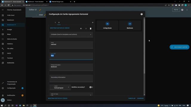 Dashboards incríveis e super fáceis de criar no Home Assistant | Mushroom Cards ? смотреть онлайн