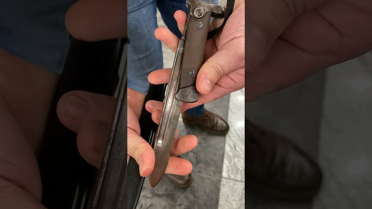 Складной штык-нож итальянский от винтовки Манлихер смотреть онлайн