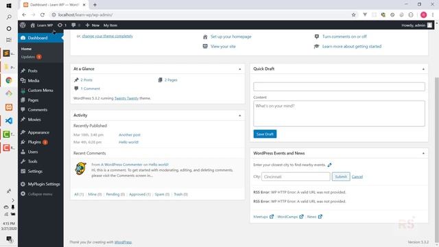 WordPress Plugin Development - EP13 - Custom Dashboard Widget смотреть онлайн