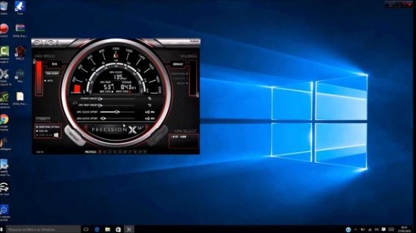 Overclock da Geforce GT 740M no programa EVGA PRECISION X16