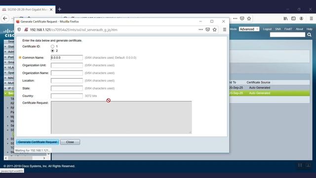 CiscoTech Talk: Create a New Self-Generated Certificate & Import a Certificate on CiscoSG350 Switch смотреть онлайн