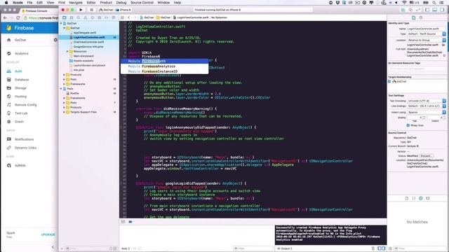 [Complete iOS Chat Apps] Lecture6: Anonymous Login with Firebase смотреть онлайн