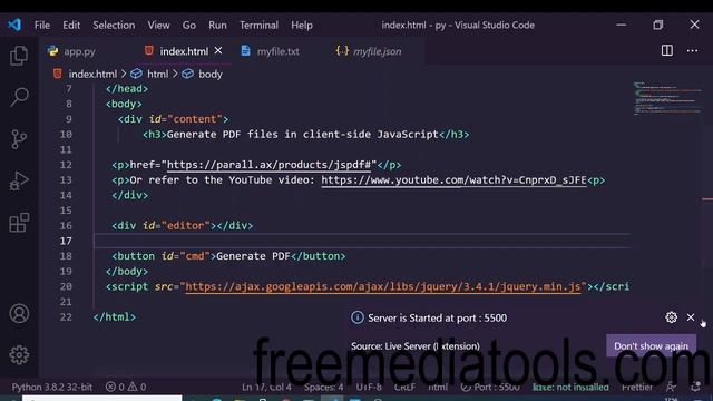 jsPDF Tutorial to Embed HTML Hyperlinks in PDF Documents in Javascript Full Project For Beginners смотреть онлайн