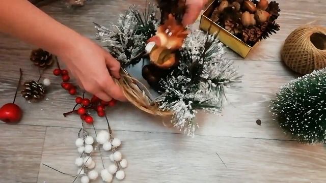 Символ 2019 года своими руками. Новогодний декор.DIY. Новогодняя композиция. смотреть онлайн