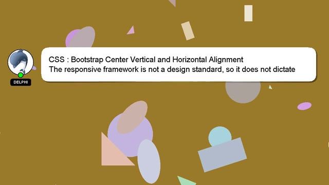 CSS : Bootstrap Center Vertical and Horizontal Alignment смотреть онлайн