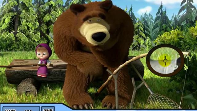 Walkthrough. Masha And The Bear. Spot The Number. Gone Fishing. Collection. Games Cartoons.