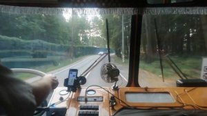 Рейс до Дома Творчества Писателей в Переделкино + поездка до Москвы. На ЛиАЗе-677м