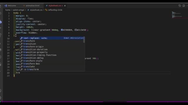 Reflecting Circle Animation with HTML CSS|@perfectfutureinstitute | web designing| HTML| trending смотреть онлайн
