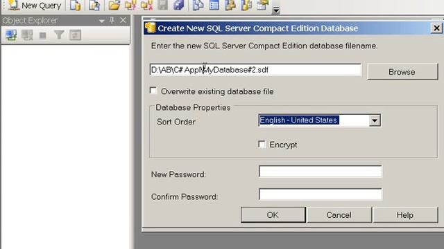 How to Create MS SQL Server CE Database смотреть онлайн