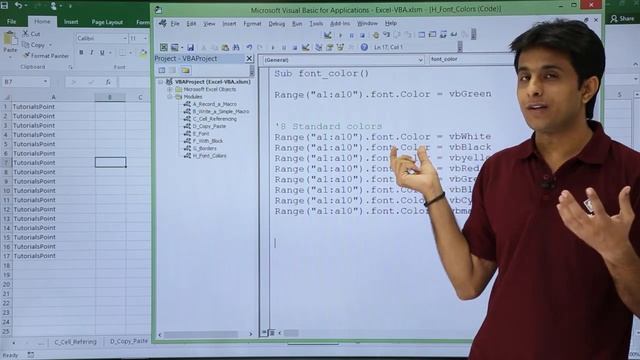 Excel VBA - Font Color смотреть онлайн