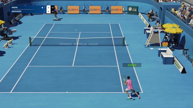 Tennis World Tour 2 (NADAL vs. MEDVEDEV) - PS5 [4K 60FPS] Gameplay смотреть онлайн
