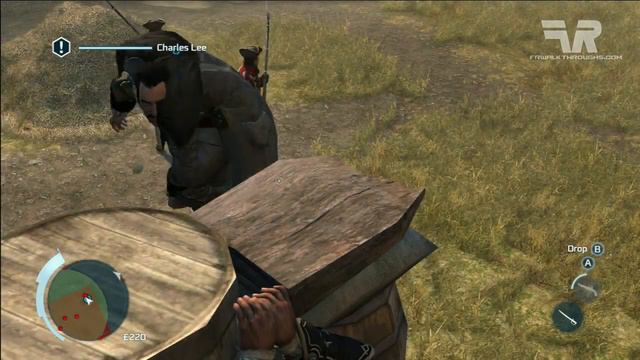 Assassins Creed 3 Funny Glitch Charles Lee Levitates & Weird Neck Problem смотреть онлайн