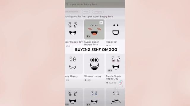 Buying SUPER SUPER HAPPY FACE on Roblox || Awhcarys ? #shorts смотреть онлайн