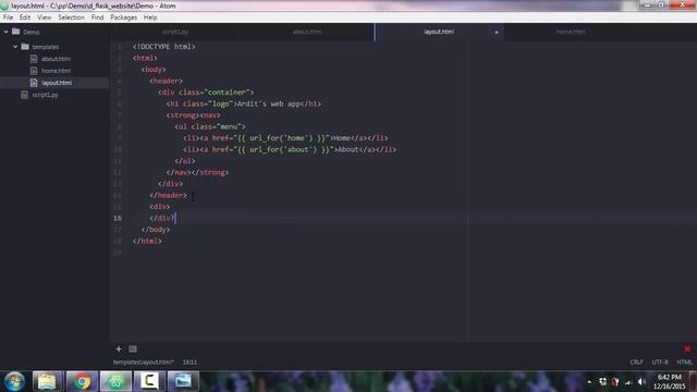 How to add a Navigation Menu in python. смотреть онлайн