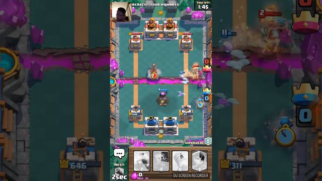 Failed round 2v2... Dumb ass move. clash royale смотреть онлайн