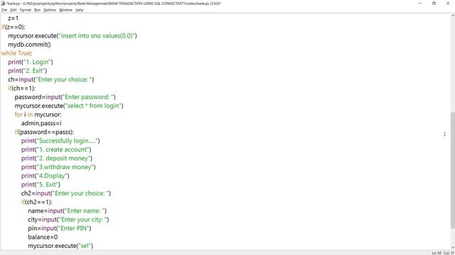 Project in python | Bank Management System | Class 12 Computer Science смотреть онлайн
