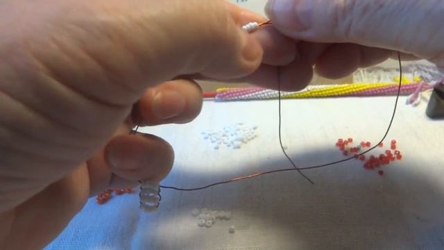 Бисероплетение для детей Урок 1 схема Свечка Beading for children Lesson 1 scheme Candle смотреть онлайн