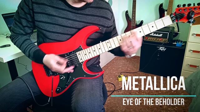 Metallica - Eye of the Beholder (Guitar cover) Ibanez RG550 Marshall DSL1HR смотреть онлайн