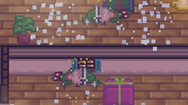 Naughty Elves - 2D pixelart Christmas puzzle game [Trailer 2] смотреть онлайн