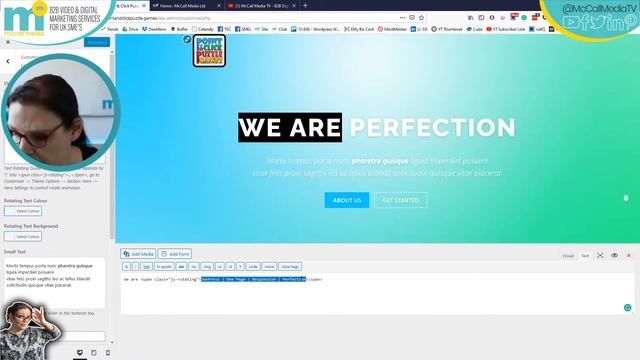 ONEPRESS THEME TUTORIAL How to customise the hero section of a Wordpress Website in 2020. смотреть онлайн
