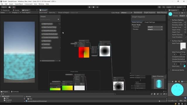 [ VFX + Shader Graph ] Еще один вариант силового щита в Unity3D смотреть онлайн