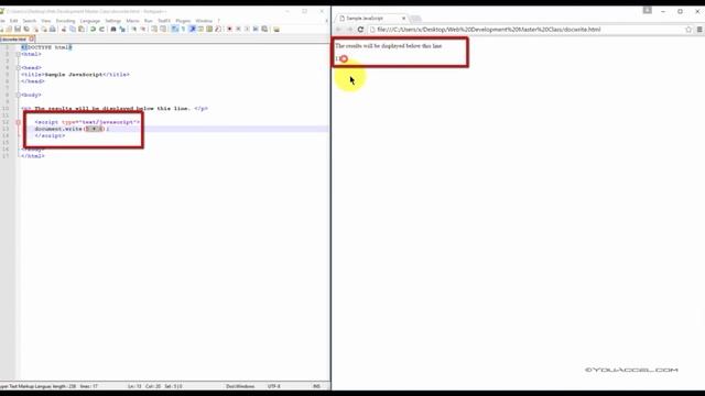 4. JavaScript Output смотреть онлайн