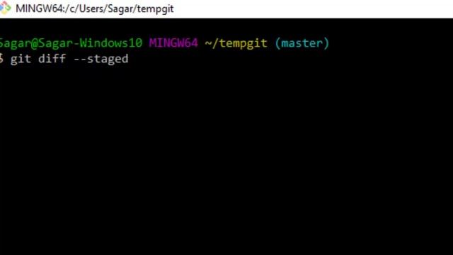 How to view difference between staged area and latest commit in git смотреть онлайн
