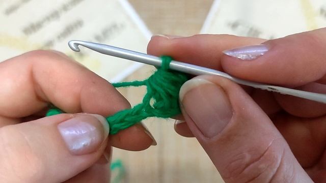 Вязание крючком для начинающих Урок 91 витой узелок способ 4