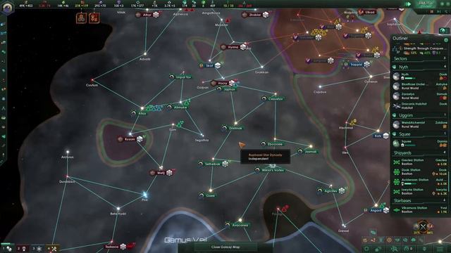 Border Push – Stellaris MegaCorp Gameplay – Let's Play Part 23 смотреть онлайн