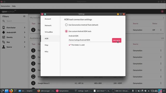 Emulando Aplicativos Flutter/React Native no Genymotion - Linux смотреть онлайн