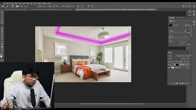 Neon lighting effect, lighting effects, photoshop editing, graphics design, freelancing for beginne смотреть онлайн