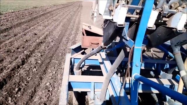 посев гороха СЗС 2.1 стерневой сеялкой 7.03.19 смотреть онлайн