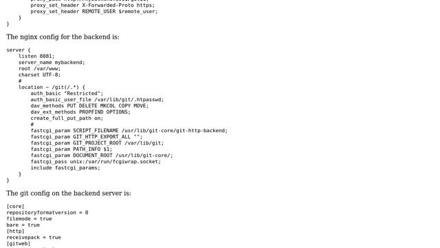 How to make git push work with nginx (basic auth) behind nginx reverse proxy (HTTPS)? смотреть онлайн