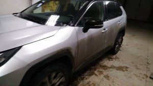 Toyota RAV 4 XA 50. Дистанционный запуск штатным брелком. remote engine start