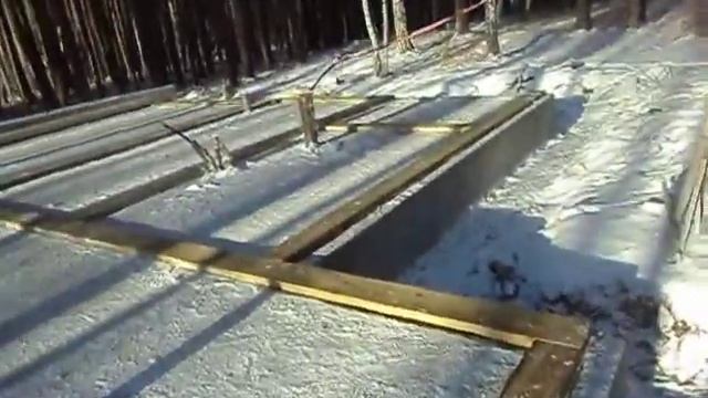 Строительство дома из профилированного клееного бруса. Часть 1 смотреть онлайн